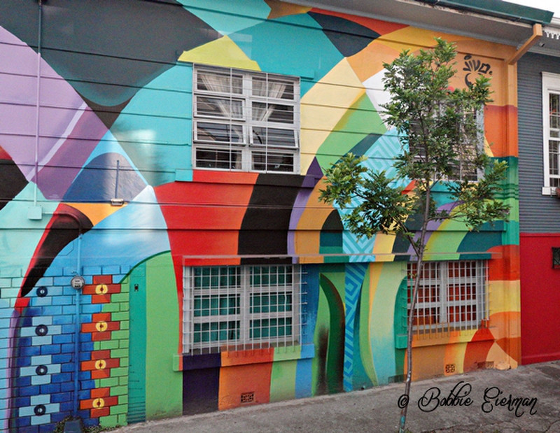 Colorful wall in San Jose