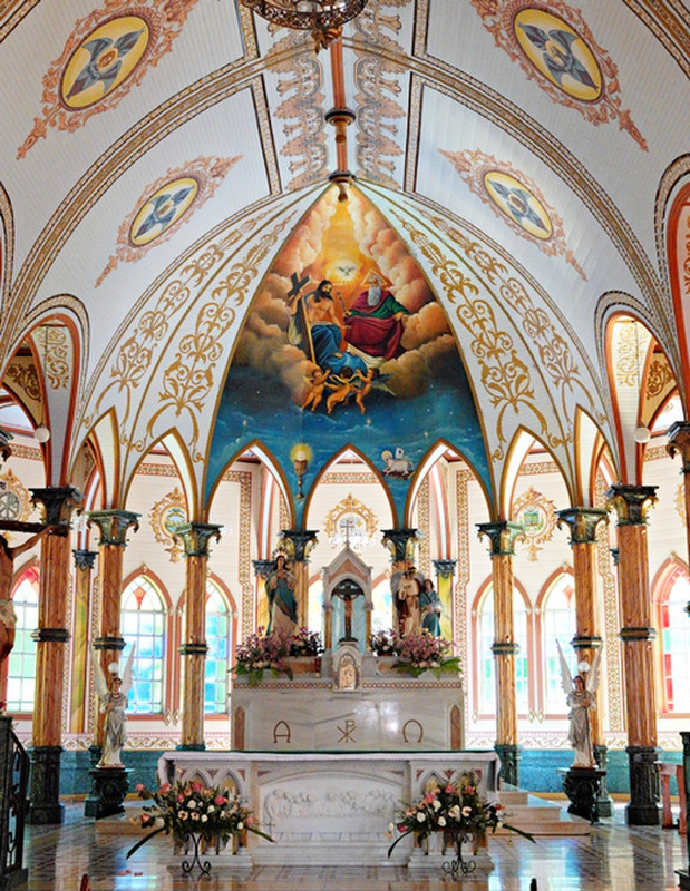 Inside the San Rafael Church