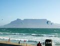  Wind Surfing with Table Mountain in the Background