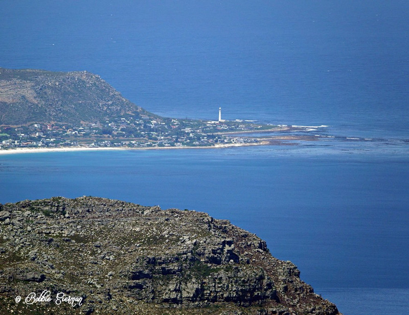 Kommetjie Lighthouse from Table Mountain