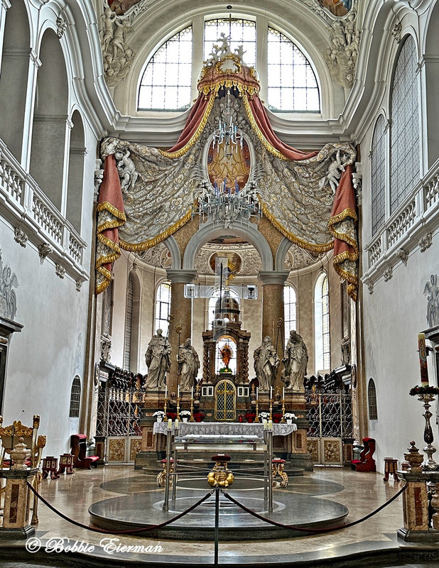 Main Altar in the Basilica of St. Mang