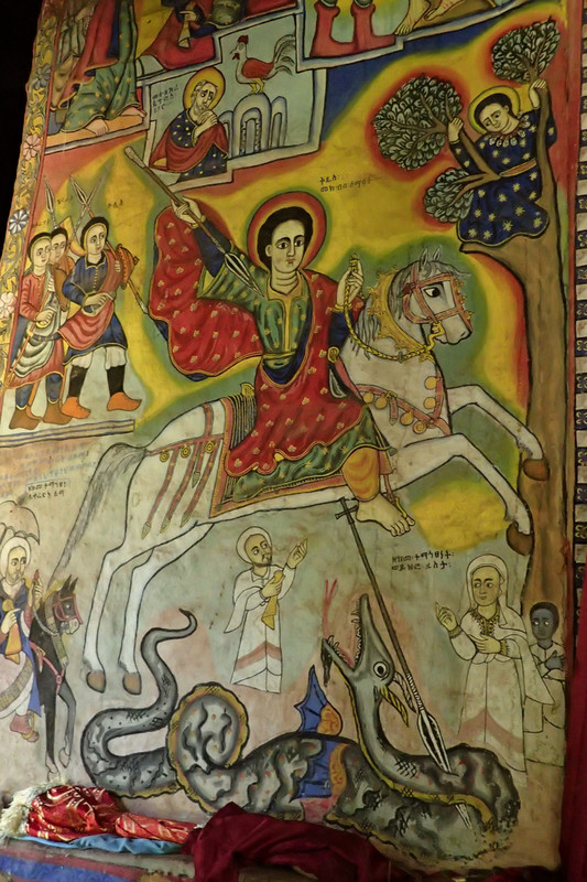 Mural of St George