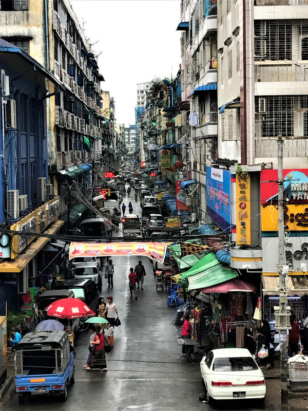 One of Yangon street
