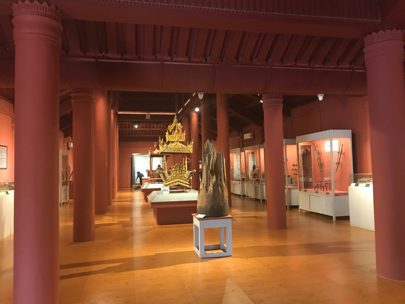 Inside the museum in Golden Palace