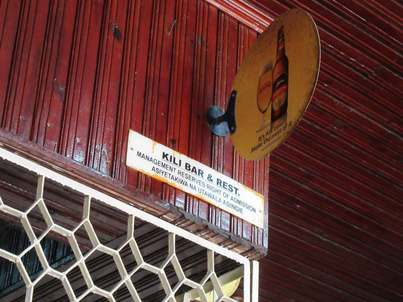 Kili bar, Kisutu, Dar es Salaam