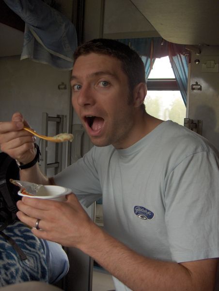 Graeme and his russian pot noodle