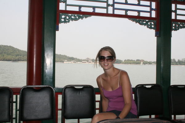 and Lisa on the boat trip
