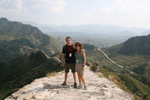 Us on the Great Wall