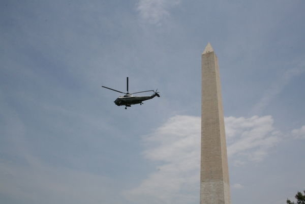 The National Monument and Bush's ride