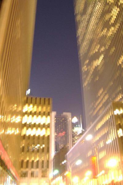 NY city at night 'arty photo 2'