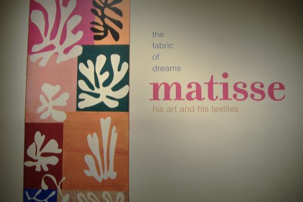 and the Matisse exhibition