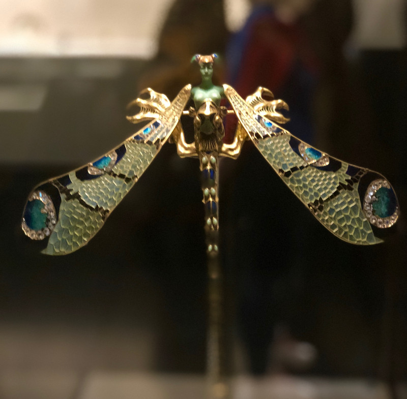 Lalique Dragonfly Pin