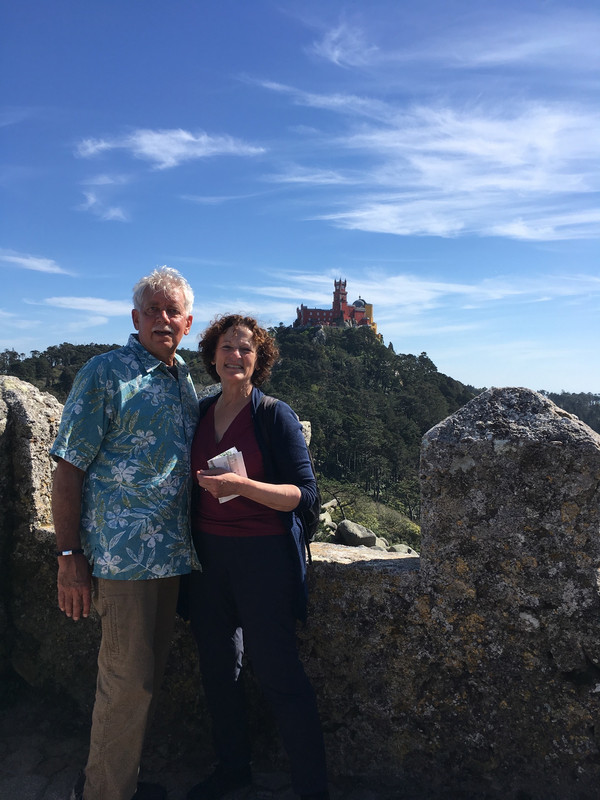 On the Royal Tower, Pena Palace in the distance