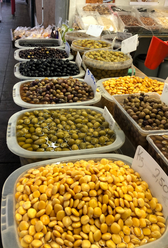 Beans and olives