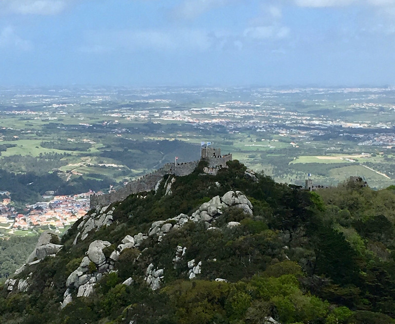 View from the wall of Moorish castle