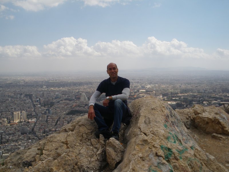 En el Monte Qassioun de Damasco