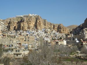 El poblado de Maalula, Siria, donde aun se habla arameo, la lengua que hablaba Jesucristo