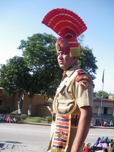 Un guardia Indio en la frontera