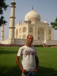 En el Taj Mahal