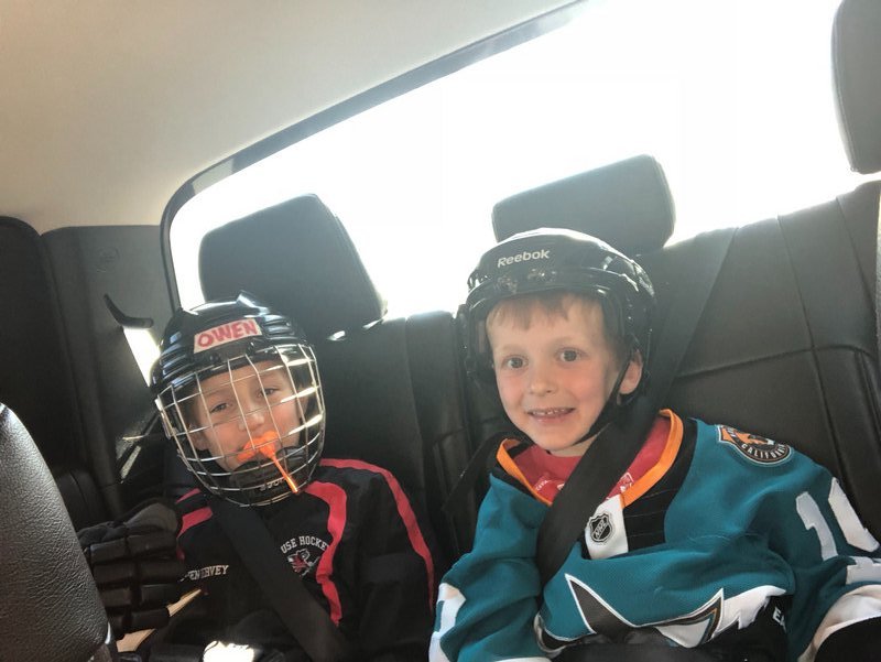 Happy hockey boys