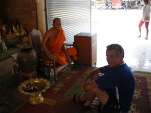 Got to see the monk..