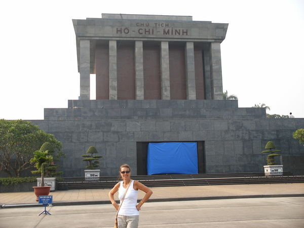 Ho Chi Min Mausoleum.