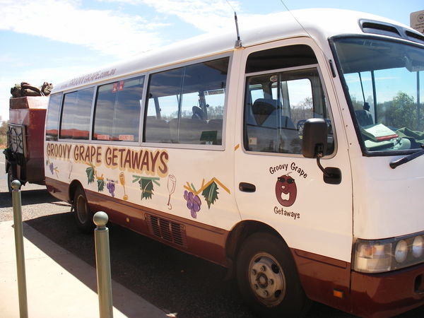 Groovy grape bus...