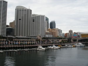 Darling Harbour is a modern leisure area on the waterfront to the west of the city.