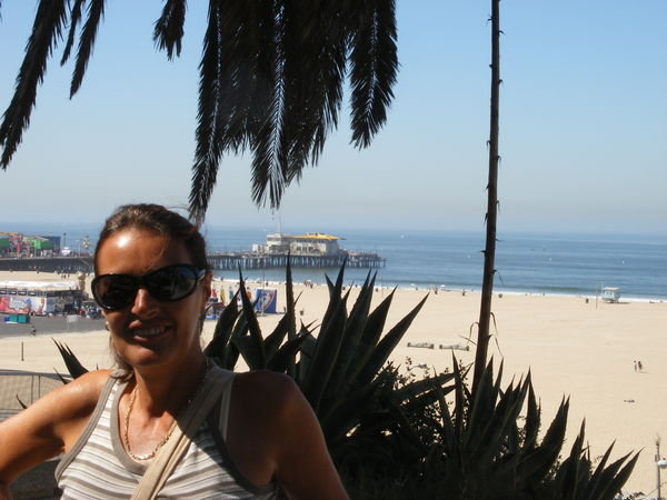 Santa Monica beach..