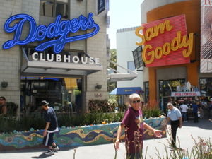 The Dodgers clubhouse