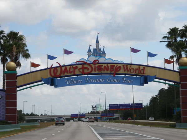 The Disney sign...