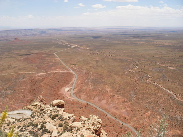 The view at the top of "Moki Dugway".