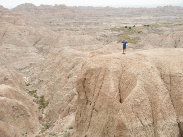 The Badlands climate is variable and unpredictable ..