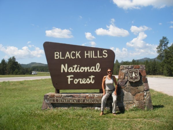 The  "Black Hills" National Forest.