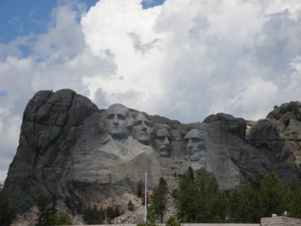 Mount Rushmore is a project of colossal proportion,.