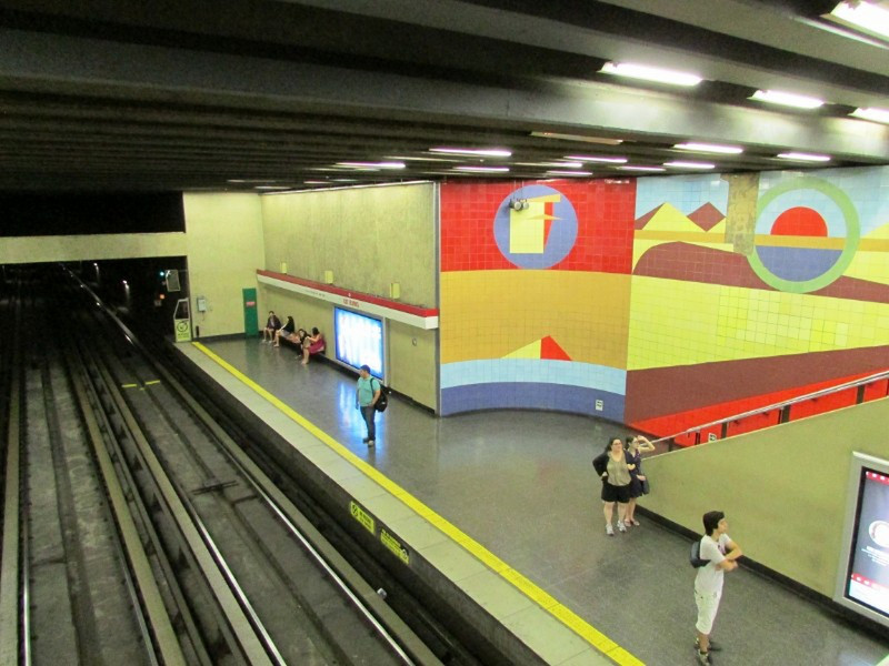 Art in the metro station