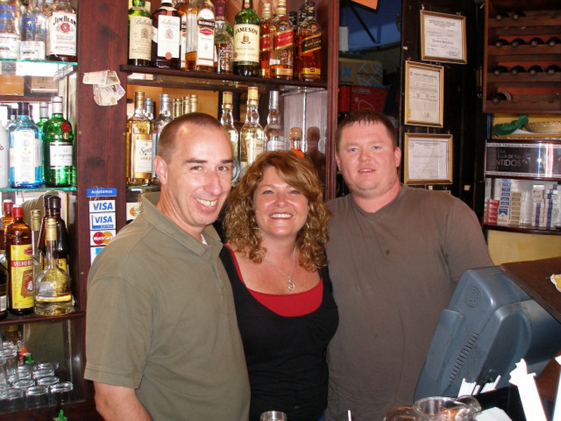 With Wendy from Reilly's Bar