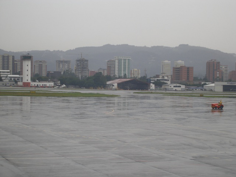 Guatemala City from La Aurora airport