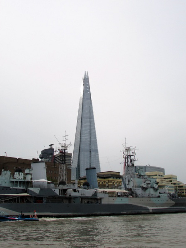 HMS Belfast and the Shard