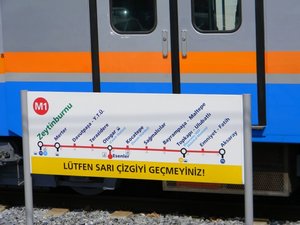 Tram line map