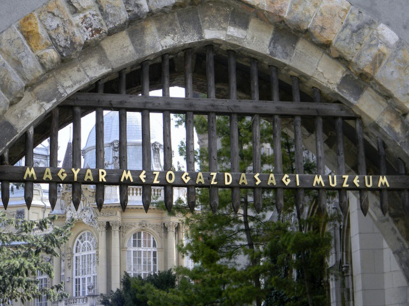 Vajdahunyad Castle entrance