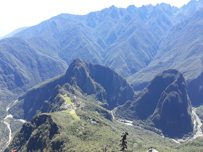 The View From Machu Picchu Mountain