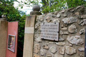 Entrance to the Cezanne Atelier