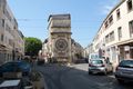 Looking up the Main Street of Arles old town