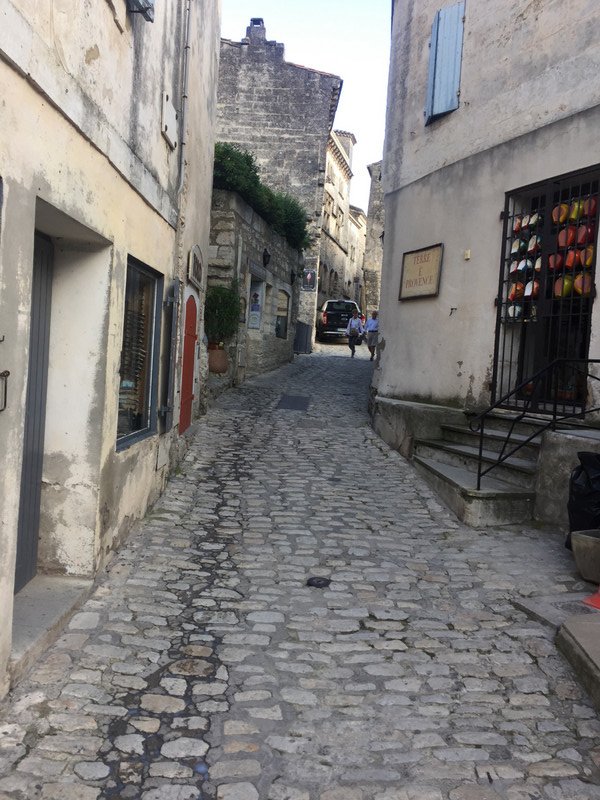 The usual narrow streets