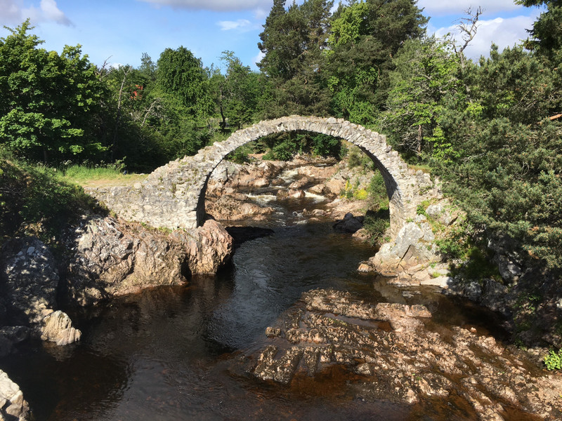 and the oldest stone arch in Scotland