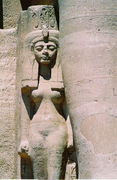 A Statue at Abu Simbel