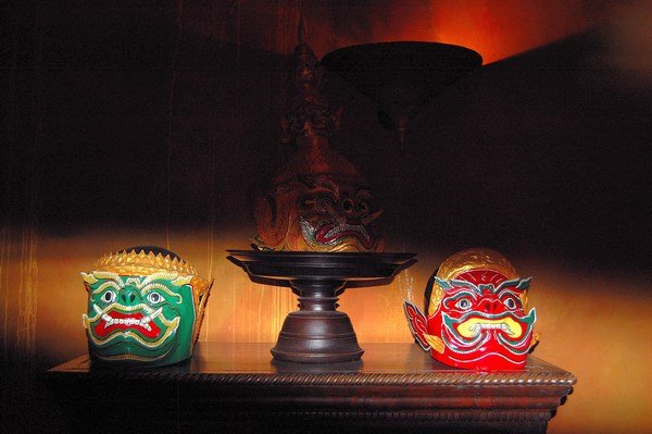 Masks from the play - 