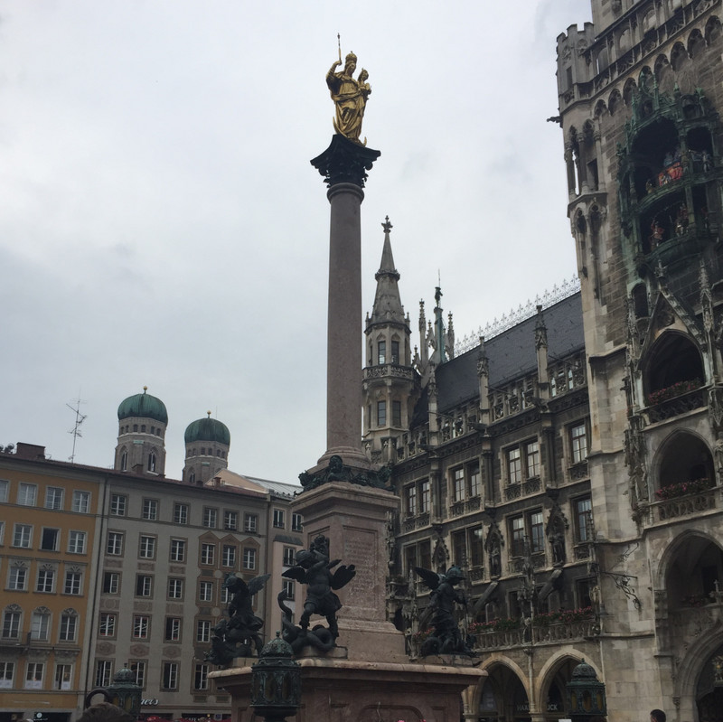 Marienplatz and symbol of Munich