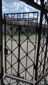 Iron Gate Into Dachau Camp